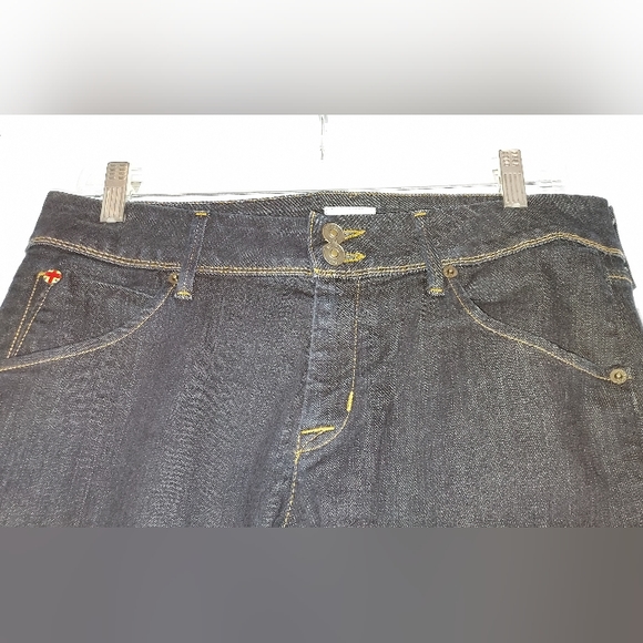 Hudson Dark Wash Collin Skinny Jeans Size 31 Like New - Picture 8 of 9